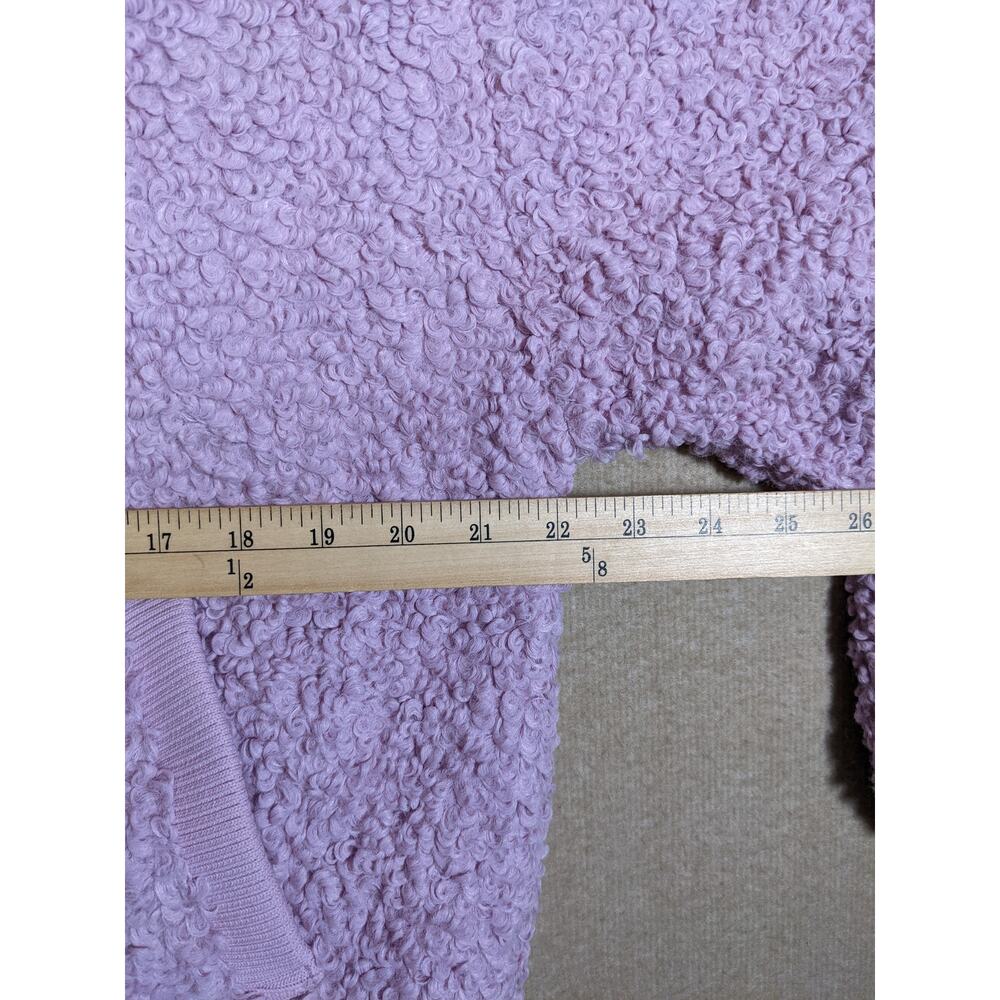 Universal Thread Sherpa Winter Coat Bomber Jacket Lined Women Medium Collared - Picture 7 of 10